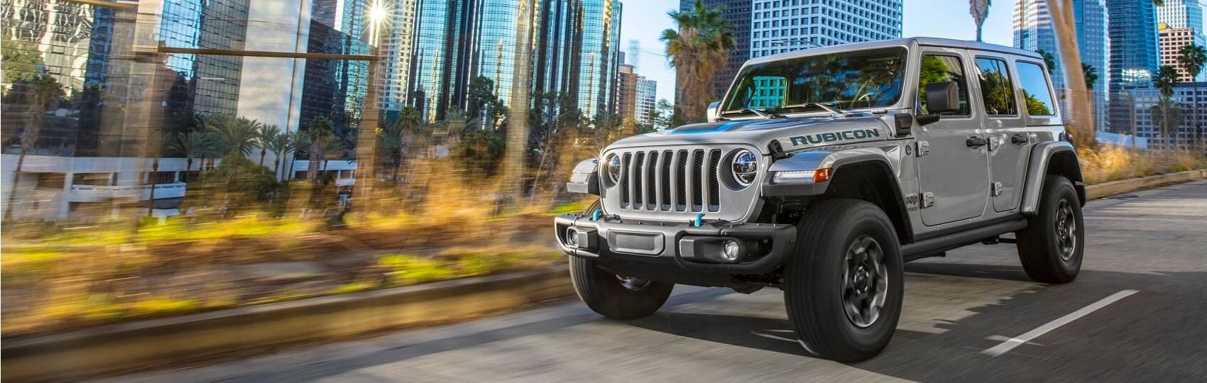 Jeep Wrangler in the City Snipped