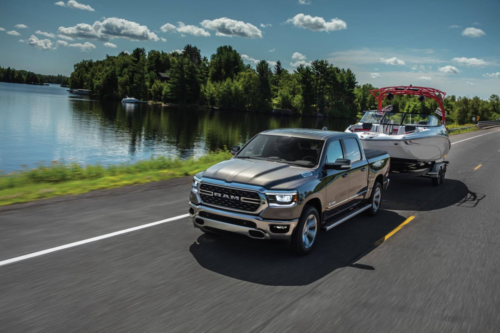 2022 RAM 1500 in Silver Towing